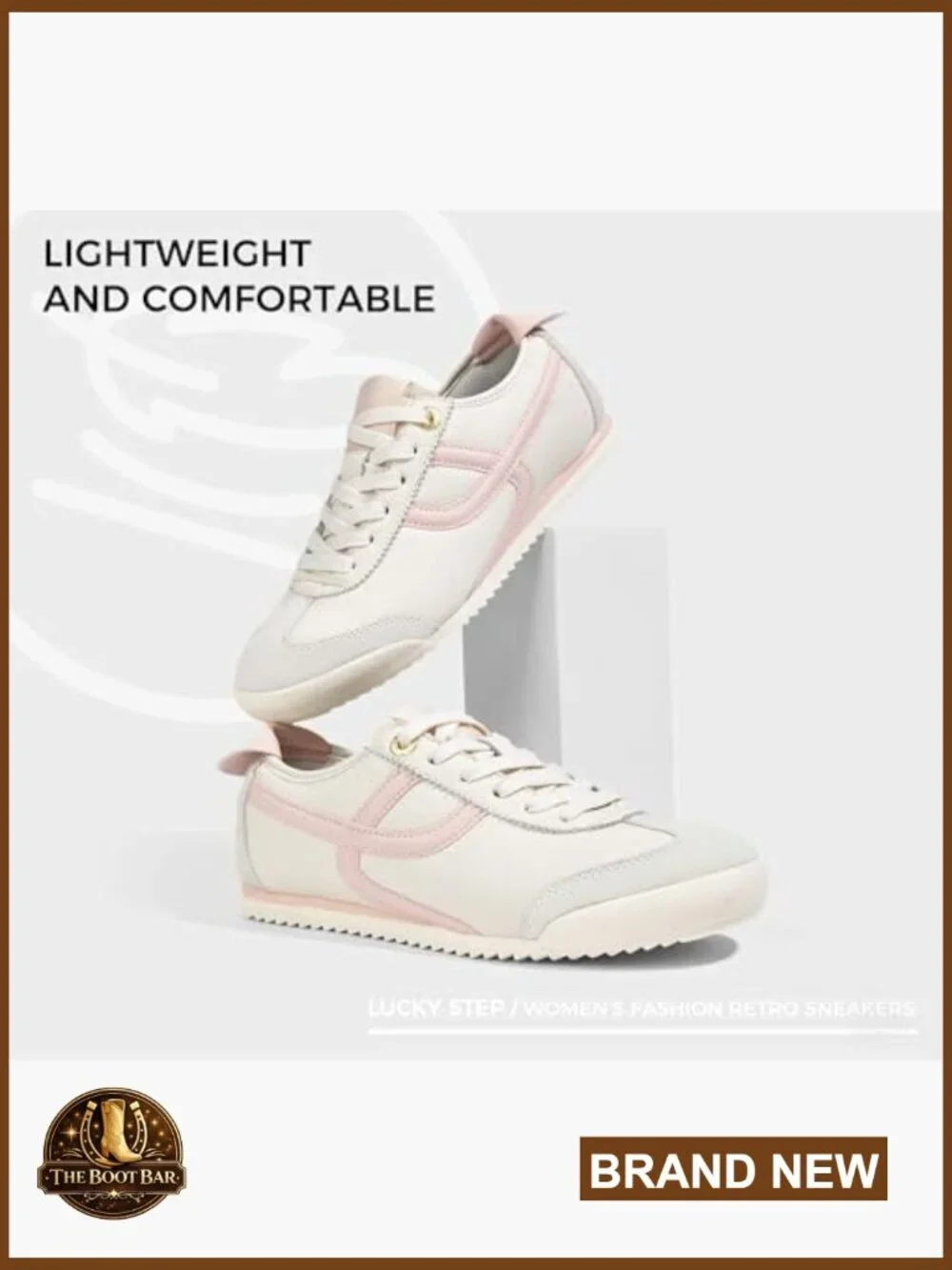 Women's Retro Fashion Sneakers Lightweight Comfortable Casual Athletic Shoes